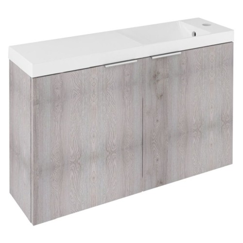 Sapho LT110-SET02 LATUS X szafka podumywalkowa 788x50x22cm dąb Mocca