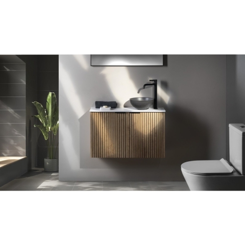 Sapho LT110-SET02 LATUS X szafka podumywalkowa 788x50x22cm dąb Mocca