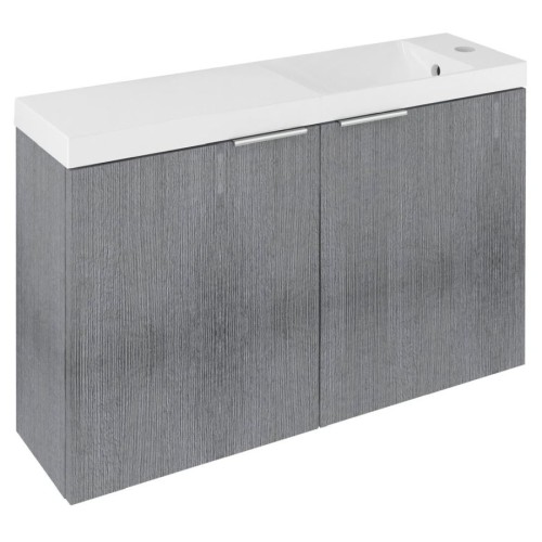 Sapho LT110-SET03 LATUS X szafka podumywalkowa 788x50x22cm dąb srebrny