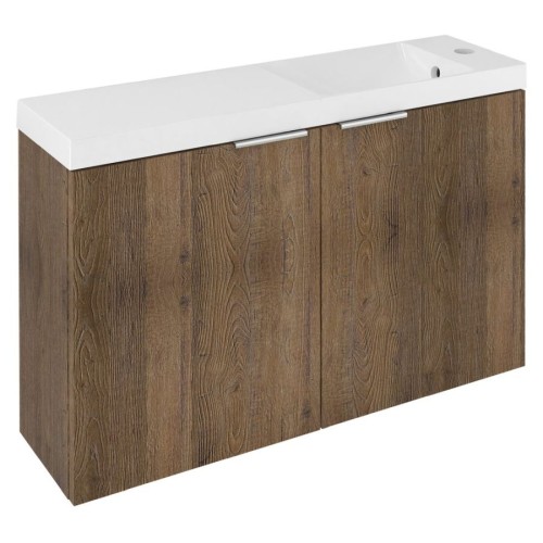 Sapho LT110-SET05 LATUS X szafka podumywalkowa 788x50x22cm dąb Sherwood