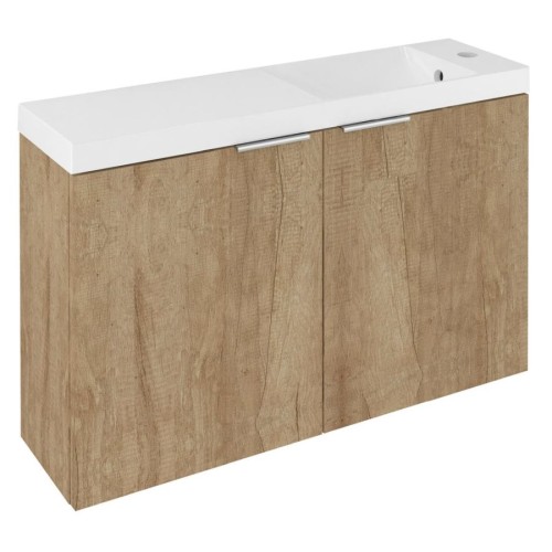 Sapho LT110-SET06 LATUS X szafka podumywalkowa 788x50x22cm dąb Alabama