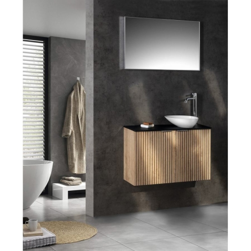 Sapho LT110-SET07 LATUS X szafka podumywalkowa 788x50x22cm antracyt mat