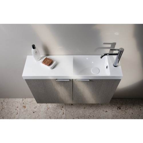 Sapho LT110-SET07 LATUS X szafka podumywalkowa 788x50x22cm antracyt mat