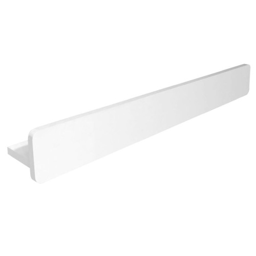 Sapho AB604-0101 ABELINE półka Rockstone z relingiem 600mm biały mat