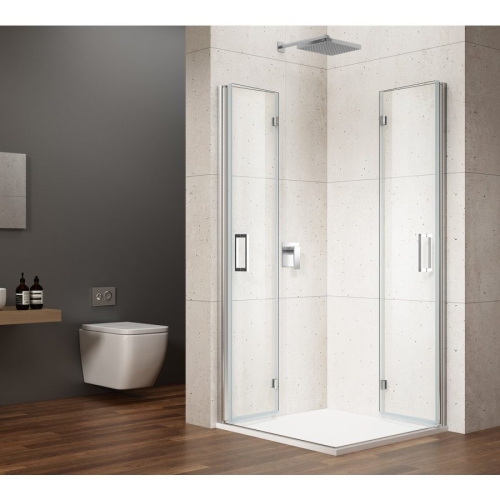Gelco GN4710 LORO drzwi składane do kabiny z wejściem z rogu 1000mm szkło czyste