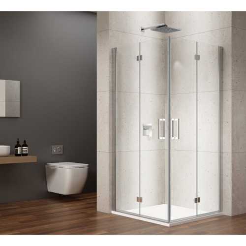 Gelco GN4710 LORO drzwi składane do kabiny z wejściem z rogu 1000mm szkło czyste