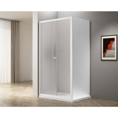 Aqualine AWS100-02 UGGA kabina prysznicowa 1000x900mm szkło Brick biały