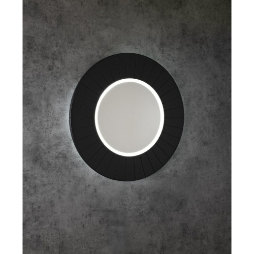 Sapho LR750-4141S LUMIRO STRIP okrągłe lustro z oświetleniem LED w ramie średnica 75cm carina