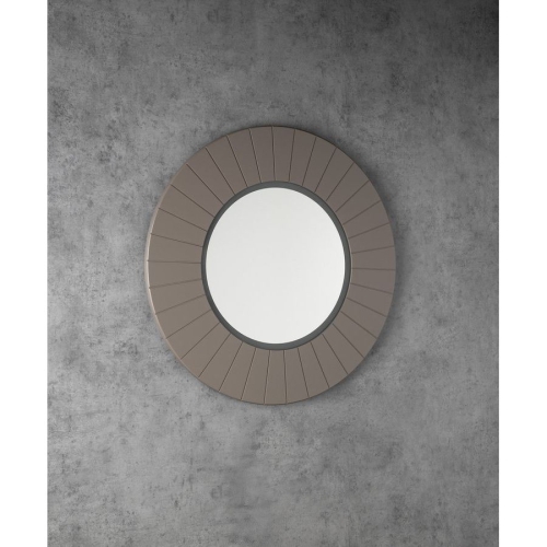 Sapho LR750-4343S LUMIRO STRIP okrągłe lustro z oświetleniem LED w ramie średnica 75cm agila