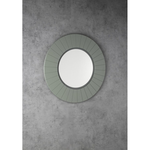 Sapho LR750-4444S LUMIRO STRIP okrągłe lustro z oświetleniem LED w ramie średnica 75cm verde