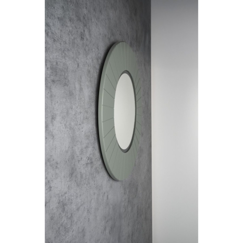 Sapho LR750-4444S LUMIRO STRIP okrągłe lustro z oświetleniem LED w ramie średnica 75cm verde