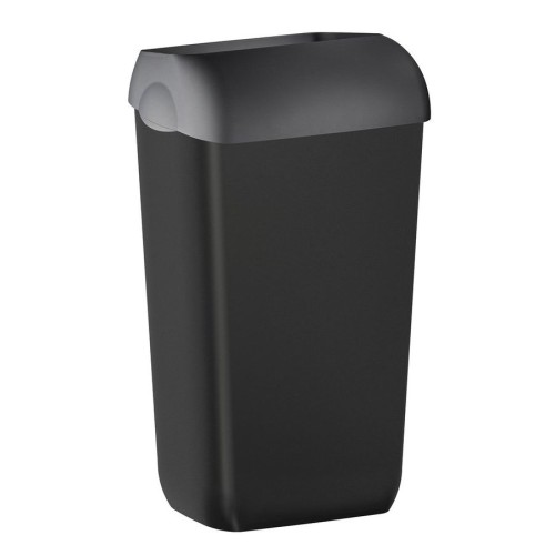 MARPLAST A74201NE-2 COLORED ścienny kosz na śmieci z pokrywą 23l ABS czarny mat