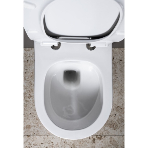 Bruckner 201.331.4 LUNA wc wiszące Vortex Rimless 355x49cm biały