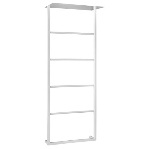 Sapho SKA711 SKA ścienny wieszak na ręczniki z półką 454x1184x252mm biały mat