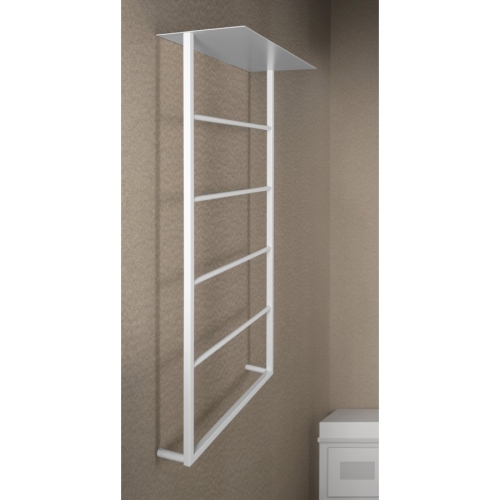 Sapho SKA712 SKA ścienny wieszak na ręczniki z półką 604x1184x252mm biały mat
