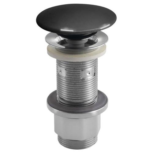 Sapho AS916 Korek umywalkowy 5/4'' klik-klak betonowy grzybek 10-80mm antracyt półpołysk