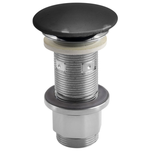 Sapho AS916 Korek umywalkowy 5/4'' klik-klak betonowy grzybek 10-80mm antracyt półpołysk