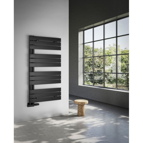 Aqualine LLM511B MYTHOS grzejnik łazienkowy 500x1130mm czarny mat