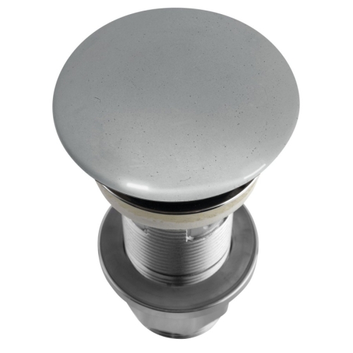Sapho AS917 Korek umywalkowy 5/4'' klik-klak betonowy grzybek 10-80mm szary półpołysk