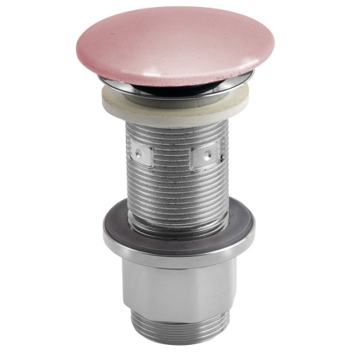 Sapho AS921 Korek umywalkowy 5/4'' klik-klak betonowy grzybek 10-80mm różowy półpołysk