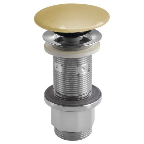Sapho AS922 Korek umywalkowy 5/4'' klik-klak betonowy grzybek 10-80mm żółty półpołysk