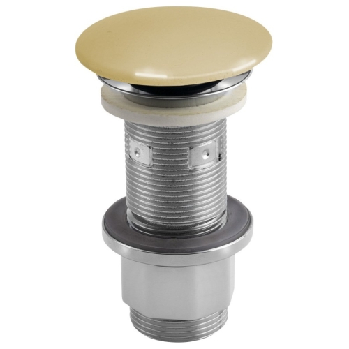 Sapho AS922 Korek umywalkowy 5/4'' klik-klak betonowy grzybek 10-80mm żółty półpołysk