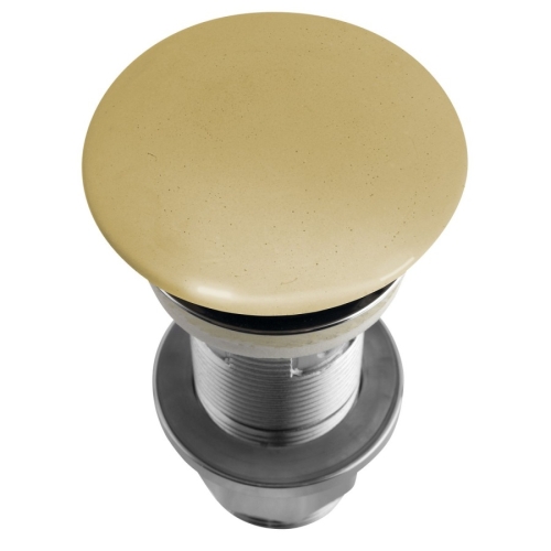Sapho AS922 Korek umywalkowy 5/4'' klik-klak betonowy grzybek 10-80mm żółty półpołysk