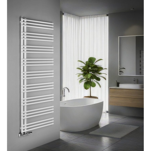 Aqualine PS517 POSEIDON grzejnik łazienkowy 550x1740mm biały