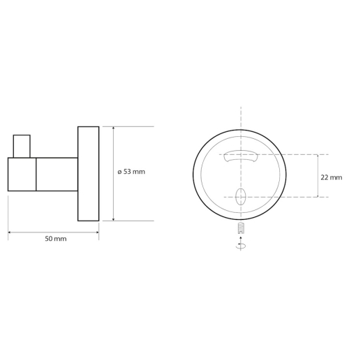 Sapho XR205PG X-ROUND COPPER haczyk miedź mat