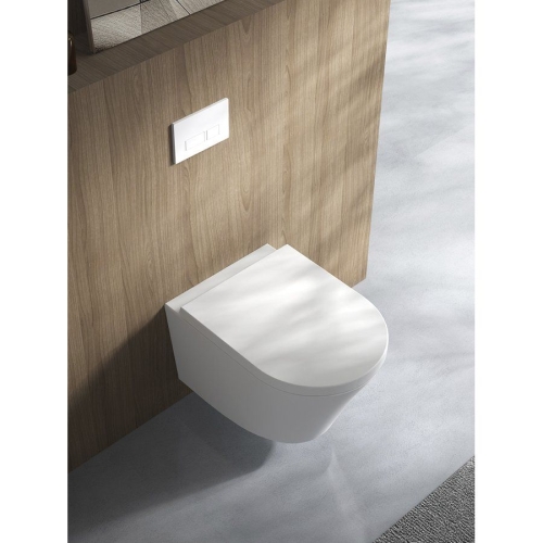 Sapho PZ1012SH PACO SHORT wc wiszące Rimless 36x475cm biały