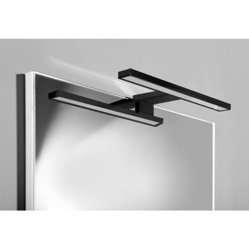 Aqualine SA147B SERAPA LED oświetlenie 5W 230V 300x40x100mm IP44 plastik czarny mat