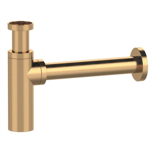 Sapho SI519D Syfon umywalkowy 5/4" odpływ 32mm okrągły złoto mat