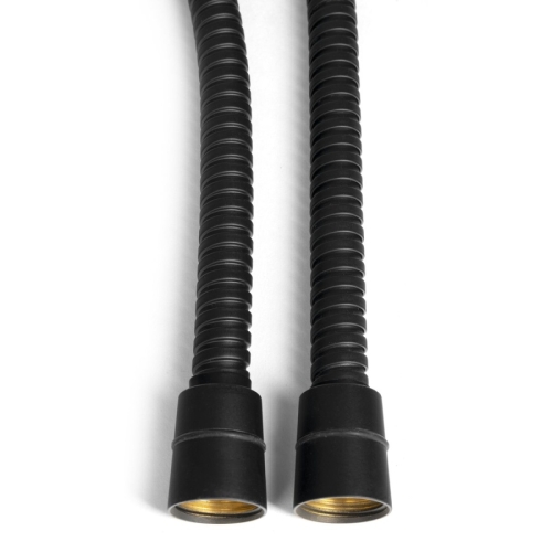 Sapho FLEX200B POWERFLEX wąż prysznicowy metalowy 200cm czarny mat