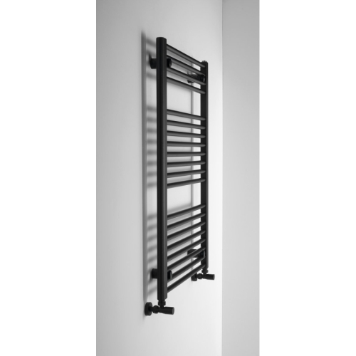 Aqualine ILR96B DIRECT grzejnik z bocznym przyłączem 600x960mm czarny mat