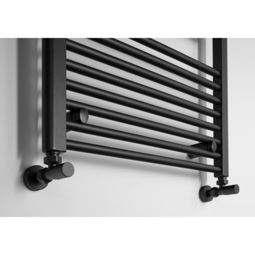 Aqualine ILR96B DIRECT grzejnik z bocznym przyłączem 600x960mm czarny mat
