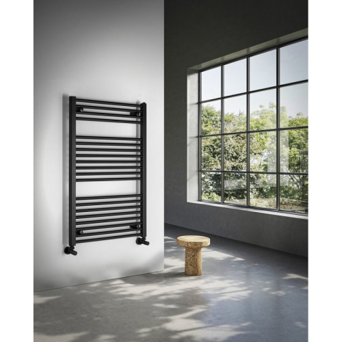 Aqualine ILR96B DIRECT grzejnik z bocznym przyłączem 600x960mm czarny mat