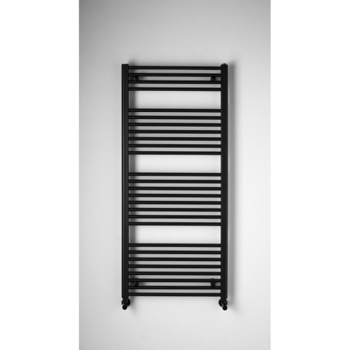 Aqualine ILR36B DIRECT grzejnik z bocznym przyłączem 600x1320mm czarny mat
