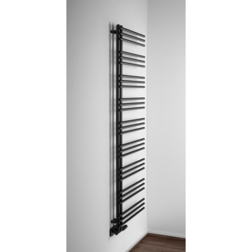 Aqualine PS517B POSEIDON grzejnik łazienkowy 550x1740mm czarny mat