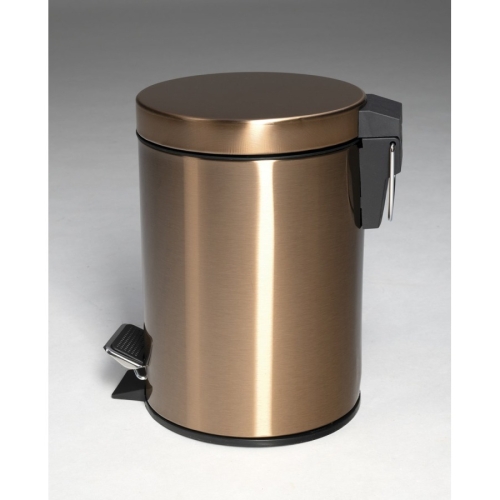 Sapho XJ011PG X-ROUND COPPER kosz na śmieci 3l miedź mat
