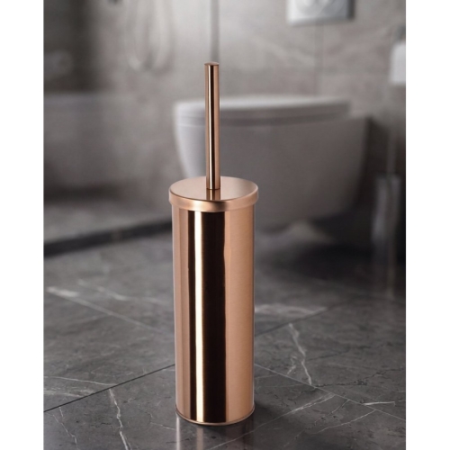 Sapho XJ012PG X-ROUND COPPER szczotka wc do postawienia miedź mat
