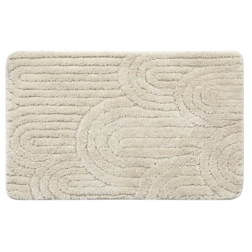 Aqualine NI8592 RIST dywanik łazienkowy 50x80cm 100% polyester antypoślizgowy ecru