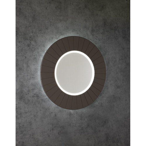 Sapho LR950-4343S LUMIRO STRIP okrągłe lustro z oświetleniem LED w ramie średnica 90cm agila