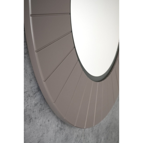 Sapho LR950-4343S LUMIRO STRIP okrągłe lustro z oświetleniem LED w ramie średnica 90cm agila