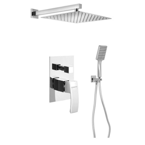 Sapho 1101-42-23 GINKO zestaw prysznicowy z baterią podtynkową 2 wyjścia chrom