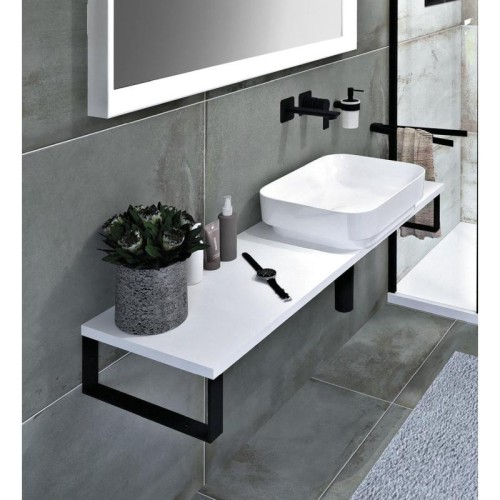 Sapho PLATO blat Rockstone 2300x24x360mm biały mat PL236-0101