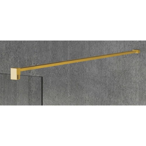 Gelco VARIO GOLD MATT jednoczęściowa kabina przysznicowa Walk-In montaż przy ścianie szkło matowe 700 mm GX1470-01