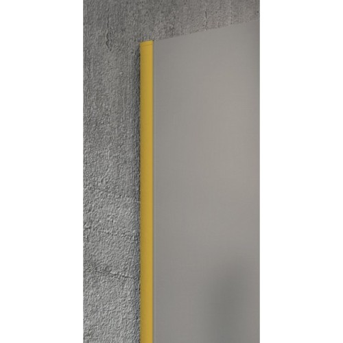 Gelco VARIO GOLD MATT jednoczęściowa kabina przysznicowa Walk-In montaż przy ścianie szkło matowe 700 mm GX1470-01