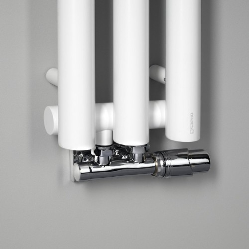 Sapho Pilon grzejnik łazienkowy 196x1800mm 3 wieszaki biały mat IZ127T
