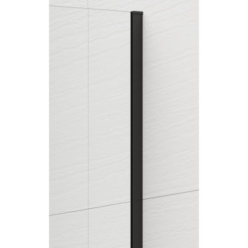 Polysan ES1411-02 Esca Black Matt kabina przysznicowa Walk-In szkło mat dymione 1100 mm