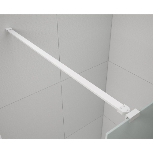 Polysan ES1412-07 Esca White Matt kabina przysznicowa Walk-In szklo dymione 1200 mm